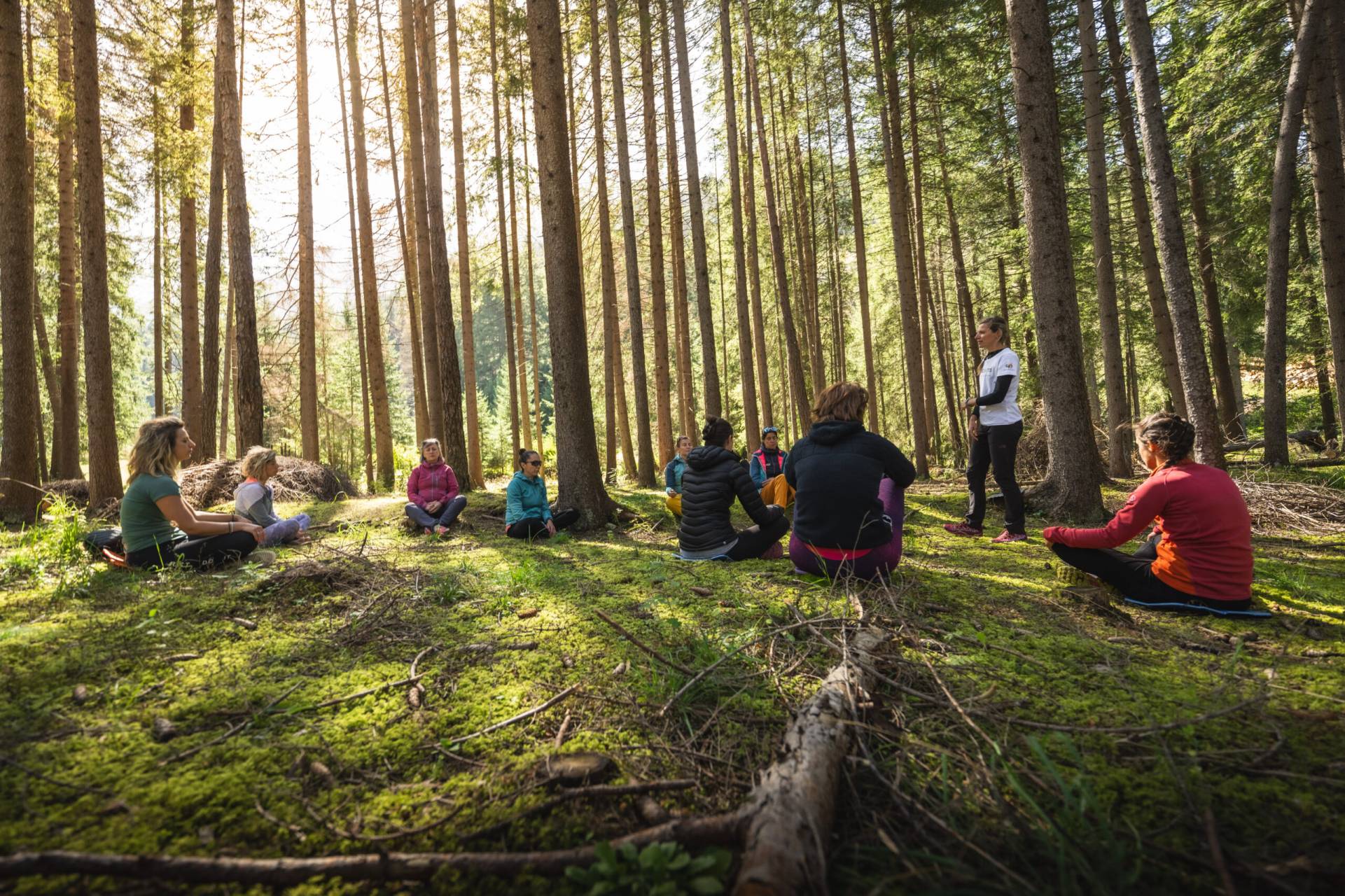 Attività nel bosco Val di Fassa