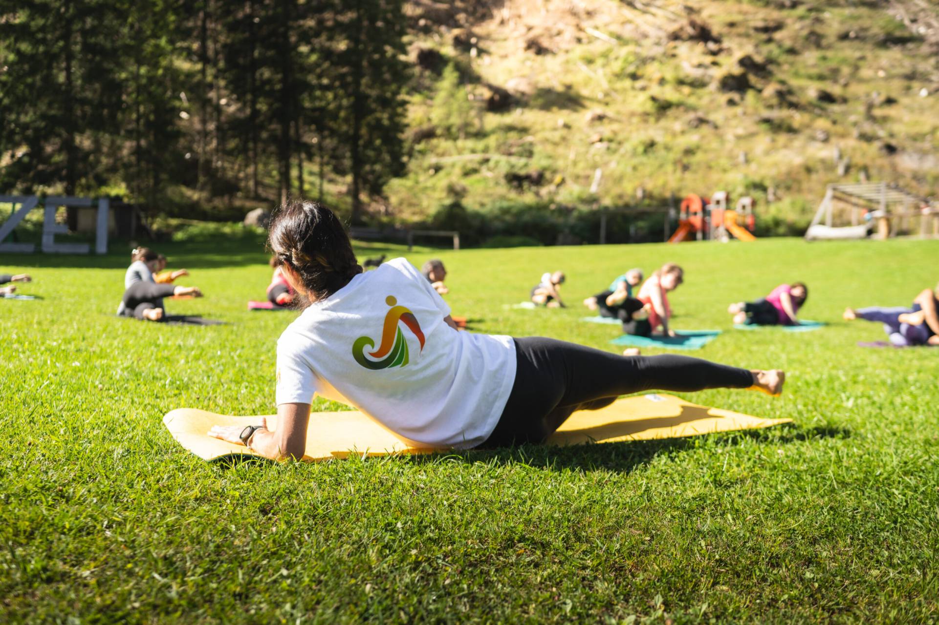 pilates nel bosco- attività val di fassa- dolometes.it